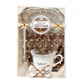  Ein Geschenk für den BOSS, eine Tasse mit Untertasse