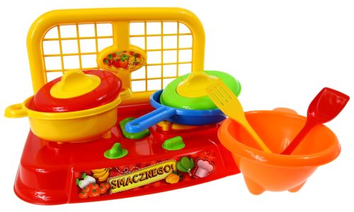  Spielzeugset Herd und Töpfe 51085