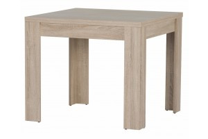  Szynaka Meble Saturn quadratischer ausziehbarer Tisch 90 x 90 x 77 cm weiß