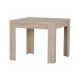  Szynaka Meble Saturn quadratischer ausziehbarer Tisch 90 x 90 x 77 cm weiß