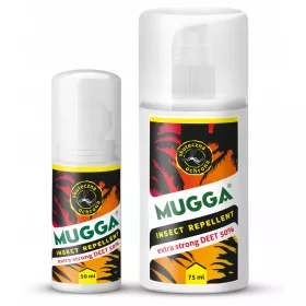  10x MUGGA Mückenzeckenspray 9,5 % DEET