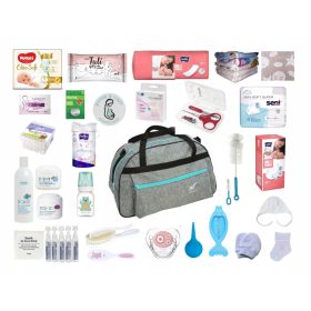    Babyausstattungstasche für das Neugeborene und die Mutter ins Krankenhaus