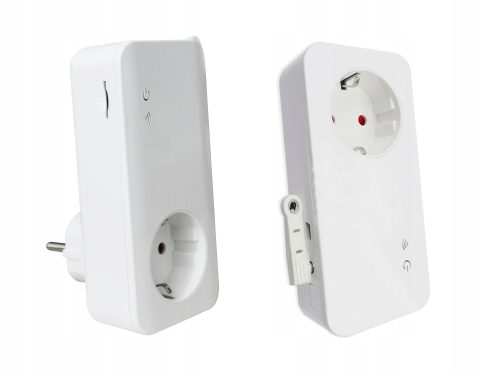 Ferngesteuerte Steckdose FERNBEDIENUNG SCHALTER GSM THERMOMETER SENSOR ALARM SMS weiß