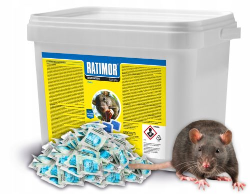  STARKE GIFTPASTE FÜR MÄUSE, RATTEN, NAGETTE, BRODIFAKUM RATIMOR 3KG