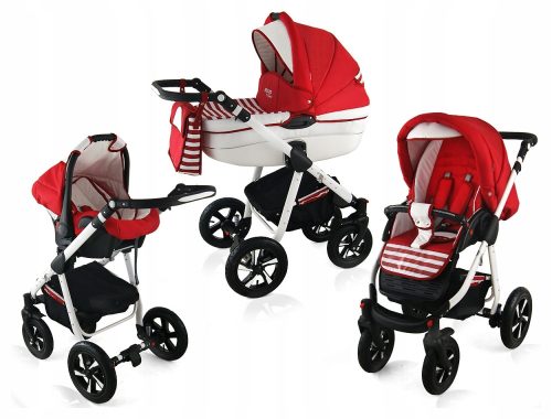  Kinderwagen, Kinderwagen, multifunktional, 3 in 1 + gratis