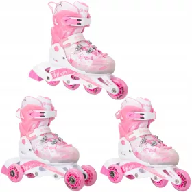  3in1 Rollschuhe Raven Princess 30-33 (19,5-21,5cm)
