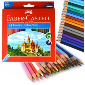    Faber-Castell Bleistiftstifte 48 Stk. + LYRA Radiergummi Mehrfarbig 1 Stk.