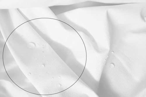 Wasserdichte Bettdeckenbezug mit Reißverschluss aus 100% Baumwolle, 140x200 cm – Weiß