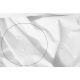 Wasserdichte Bettdeckenbezug mit Reißverschluss aus 100% Baumwolle, 140x200 cm – Weiß