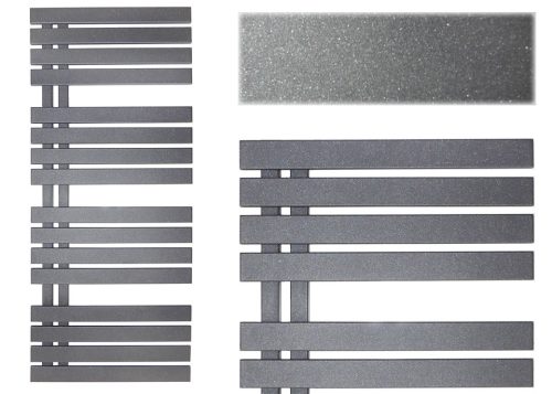  Dekorativer BADEZIMMERHEIZKÖRPER ALATUS 119x50 GRAPHIT ANTHRAZIT 528W