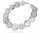  Arande-Silberarmband mit Kristallen, 19 cm. 925