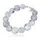  Arande-Silberarmband mit Kristallen, 19 cm. 925