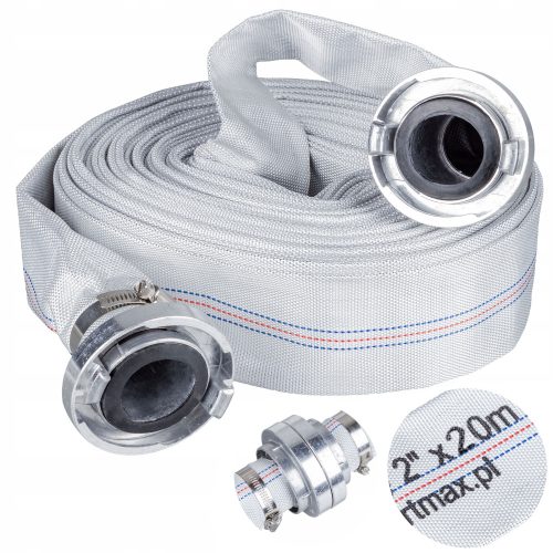  SCHLAUCH FEUERWEHRSCHLÄUCHE 2 ZOLL 20 METER SCHNELLANSCHLUSS