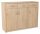  Kommode Schrank 3D3S SONOMA EICHE 110 cm Schubladen und Regal