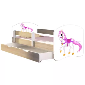  Acma-Bett 80 x 160 cm Eiche