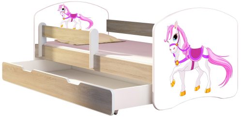  Acma-Bett 80 x 160 cm Eiche