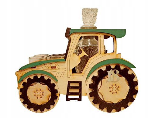  Gläser Barständer Traktor Geschenk 18. Geburtstag