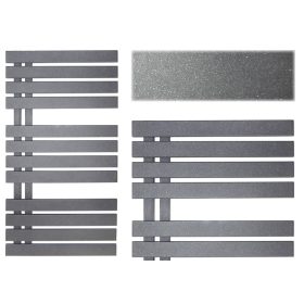    Dekorativer BADEZIMMERHEIZKÖRPER ALATUS 87,5x50 GRAPHIT ANTHRAZIT 403W