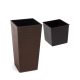  Blumentopf Lamela 25 cm x 25 x 46,5 cm Durchmesser 25 cm Kunststoff schwarz, Braun- und Beigetöne