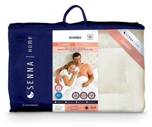 Steppdecken Inter-Widex Classic Thermo Bettdecke, Creme, 155x200 cm