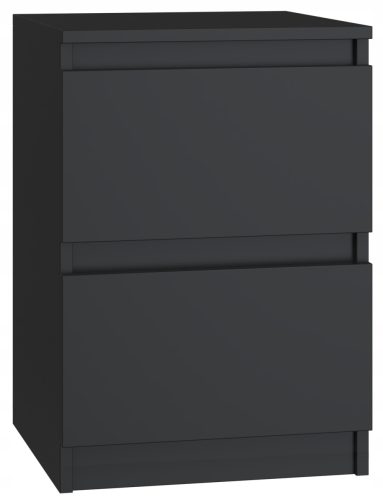 TopEshop Malwa Nachttisch 40 x 30 x 30 schwarz
