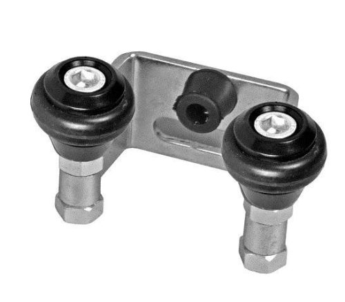 Griffe und Halterungen für Zäune, Tore und Türen Oberer Griff für Schiebetor 80 mm, 2 Rollen