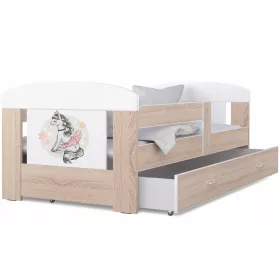  AJKmeble Filip Bett 80 x 180 cm mehrfarbig