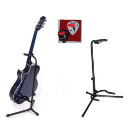    Gitarrenständer 6 Saiten STAND FÜR EINE GITARRE + FIRMENPICK