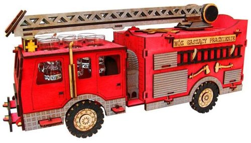  FEUERWEHRWAGEN für ALKOHOL-Flasche, Gläser, Feuerwehr