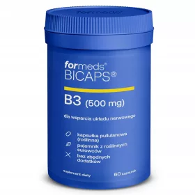 Vegetarische und vegane Niacin-Kapseln BICAPS B3, 60 Stück