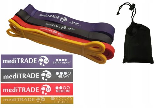  mediTRADE24 Gymnastikband 3-39 kg 4 Stk.
