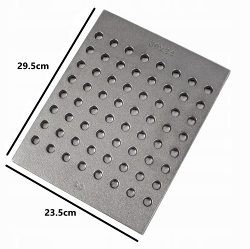 Grillroste Hurtex Grillrost aus Gusseisen 23,5 x 29,5 cm