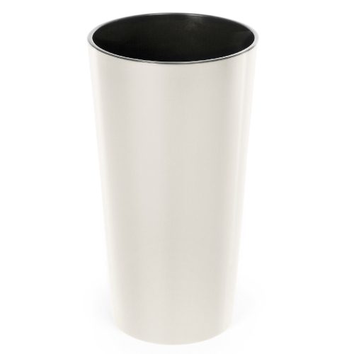  Lamela-Blumentopf, 57 cm x 30 x 57 cm, Durchmesser 30 cm, Kunststoff in Braun- und Beigetönen