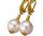  KRISTALLE CLIPS CREME PERLEN GOLD SILBER ARANDE