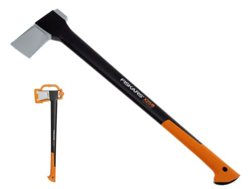  FISKARS X25 XL Spaltaxt GROSS + ABDECKUNG
