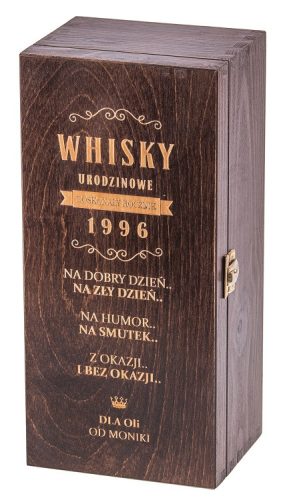 BOX für ALKOHOL, WHISKY-Karaffe, GEBURTSTAGsgeschenk