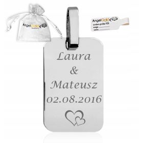  SILBERNE ERKENNUNGSMARKE PR 925 PLATTE + GRAVUR