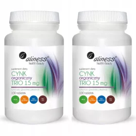   Aliness Zink Trio 15 mg: Citrat, Gluconat, Picolinat - 100 VEGE Tabletten