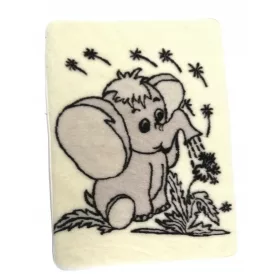  Decke aus MILTE-WOLLE