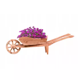    Blumentopf KONIUSZEK OGRODY Sp. z o.o. z o. o. 127 cm x 43 x 37 cm Holztöne in Braun und Beige