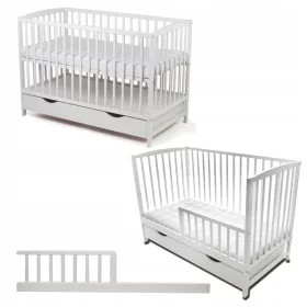  Skrzat Krzyś Holzbett, 60 x 120 cm, weiß