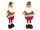  Escal Weihnachtsmannfigur 15x52 cm rot