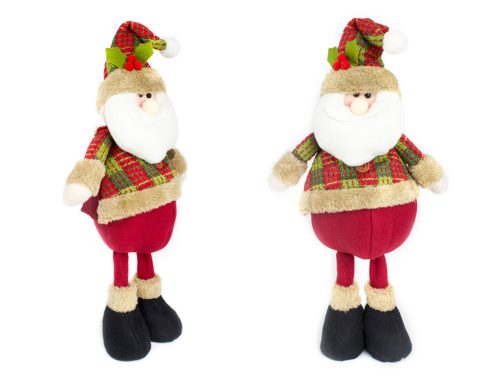  Escal Weihnachtsmannfigur 15x52 cm rot