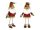  WEIHNACHTSVERZIERUNG SANTA-FIGUR 43 cm UC82351