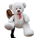  Odol-Plusz Teddybär Maskottchen, weiß, 190 cm