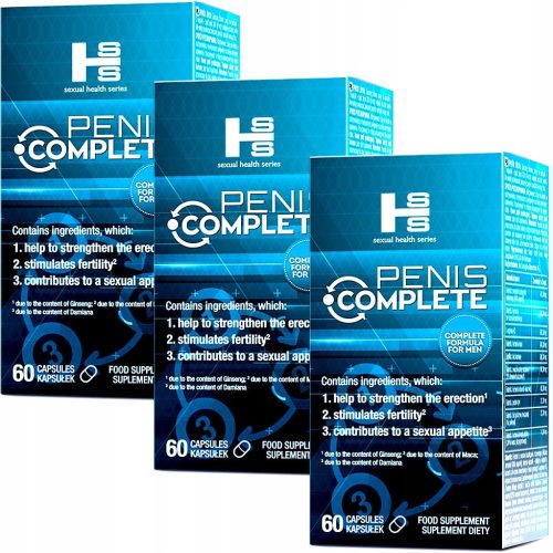 Penis Complete: 3er Pack für gesteigerte Manneskraft und Ausdauer