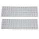  Element System Lagerregal aus Metall, 40 x 80 x 40 cm, max. 2 kg pro Regal