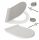  Estiva Slim Toilettensitz, weißes Polypropylen