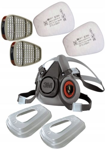 Lackiermaske 3M 6000 + 6051x2 + 5911x2 + 501x2 SET Halbmaske