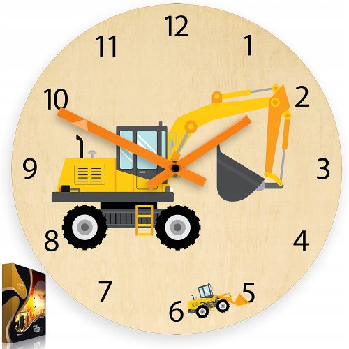 Uhr für zu Hause Runde Uhr, 30 cm, analoges Zifferblatt